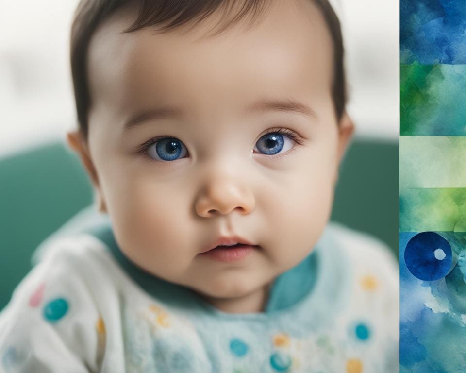 bepalen van oogkleur bij baby's