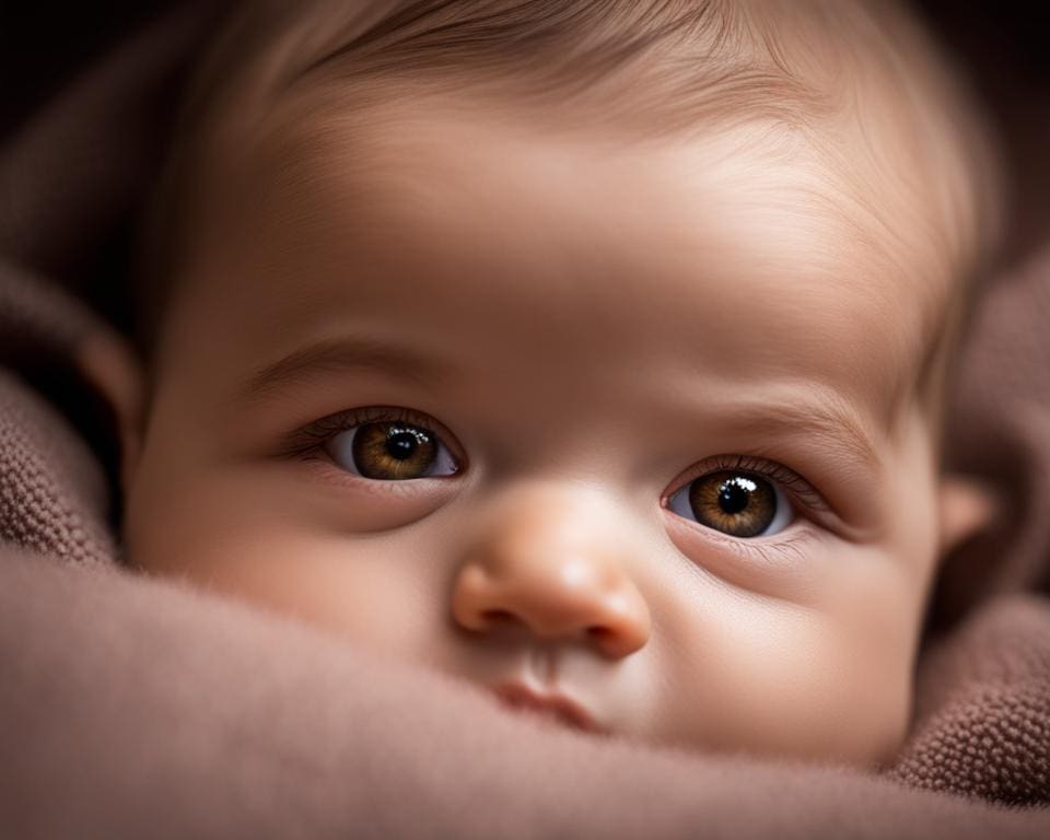 donkerste oogkleur baby