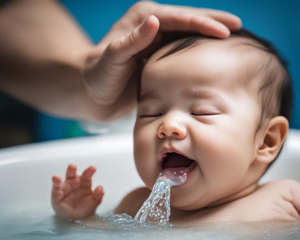 hoe doe je een baby in bad