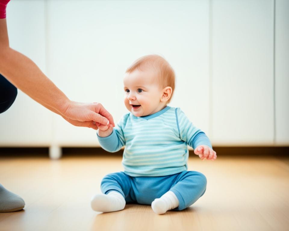 stimuleren leren lopen baby