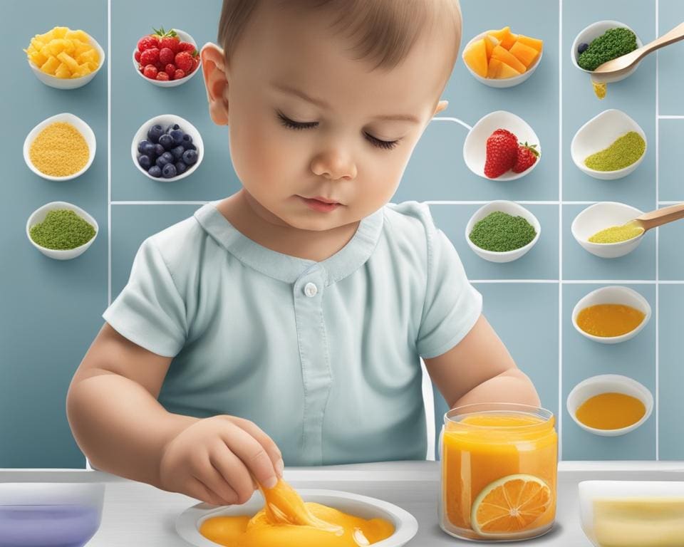 tempo van voedselvertering bij baby's