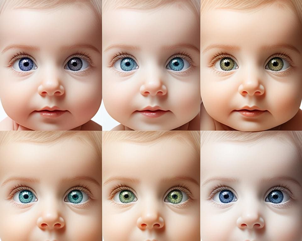 wanneer ogen baby definitieve kleur