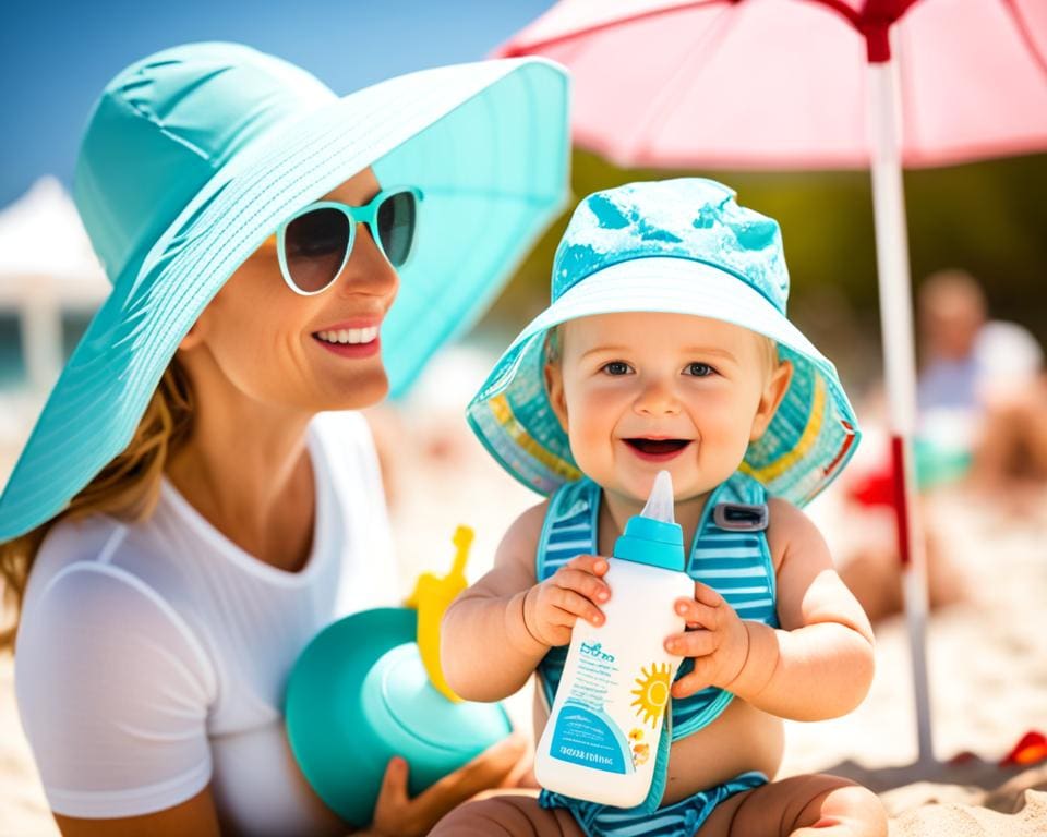 zonbescherming voor baby's