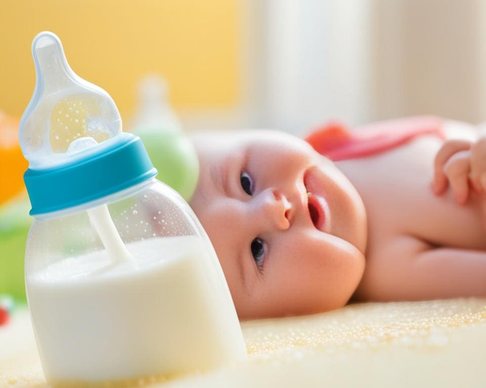 Plastic flessen voor babyvoeding