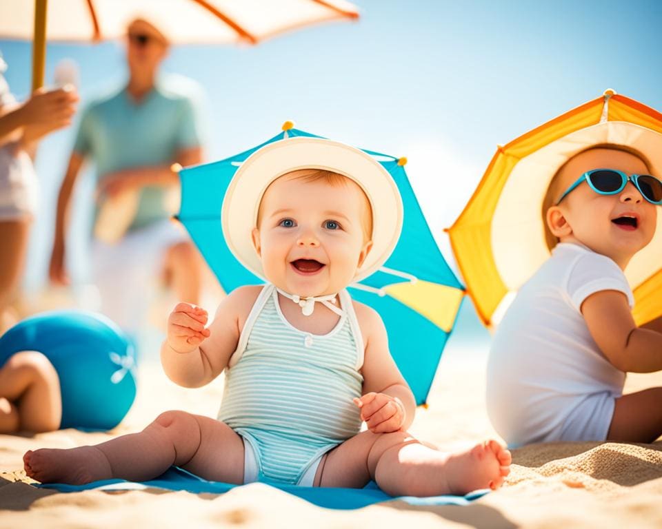Veilig zonnen tips voor baby's