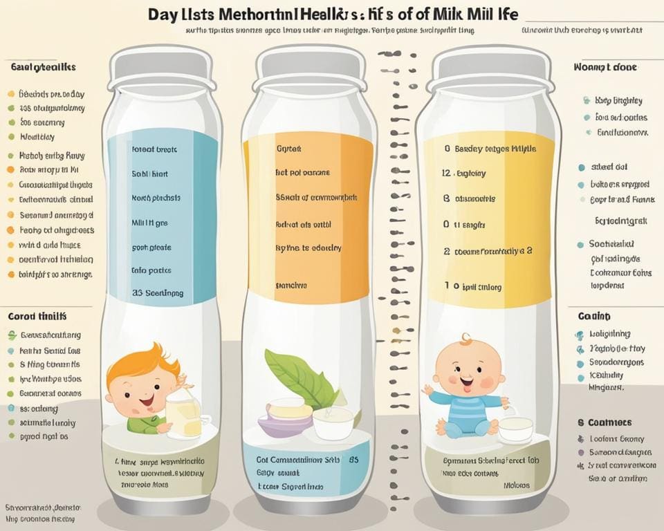 voedingsschema baby melk