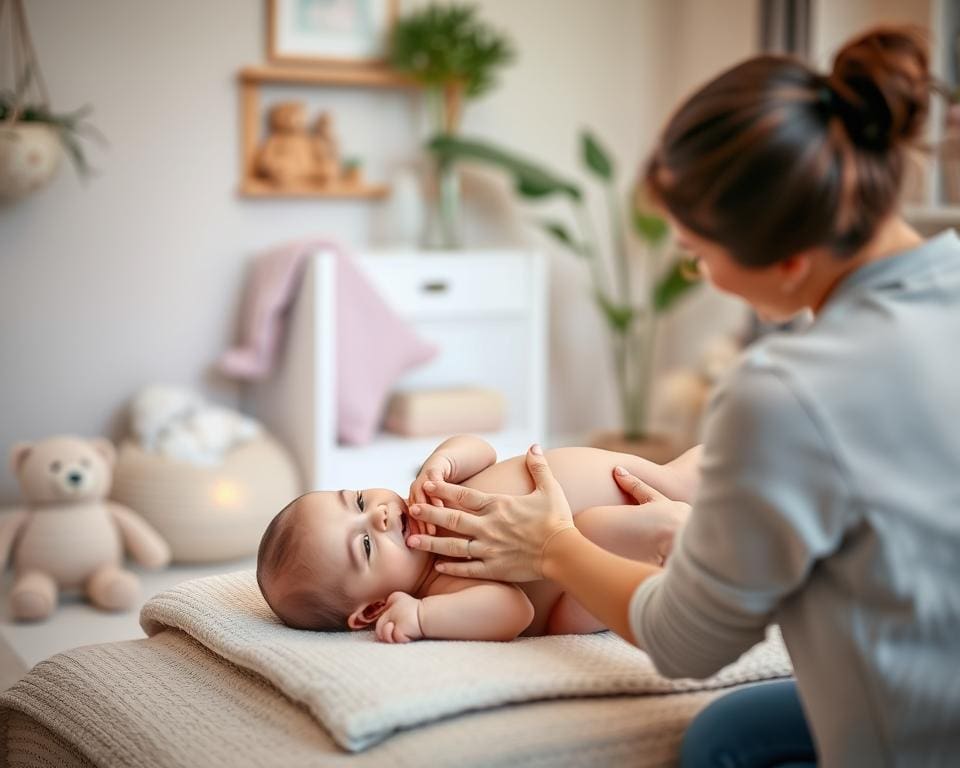 Babymassage: voordelen en technieken