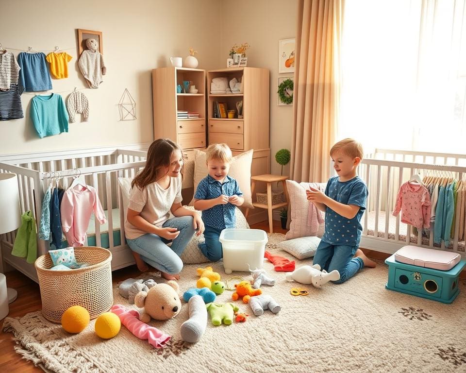 Oudere kinderen voorbereiden op een nieuwe baby