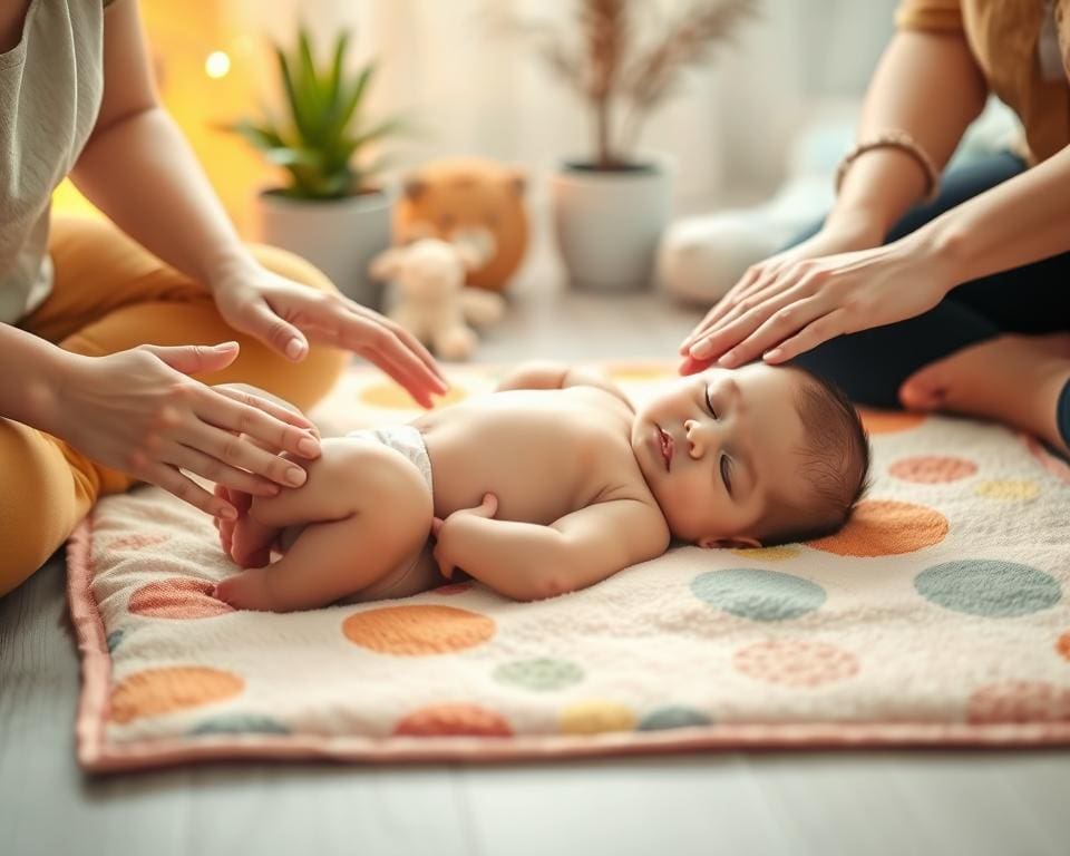 babymassage voordelen voor de baby